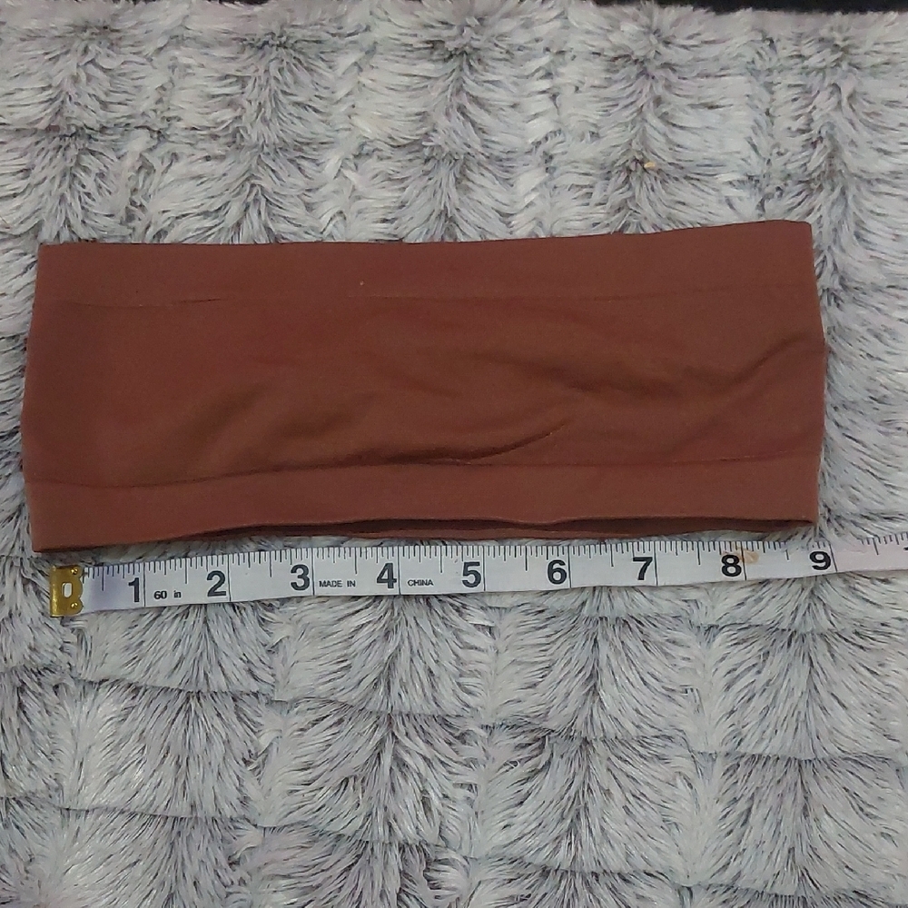 Nordstrom Brown Women's bandeau bra small/medium